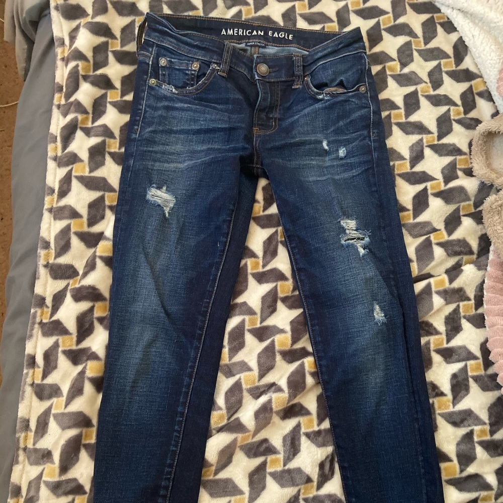 American eagle high waisted jeans